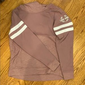 High neck PINK sweatshirt